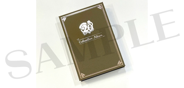 ミニポスター用 コレクションアルバム（縦184mm×横125mm×厚さ310mm）