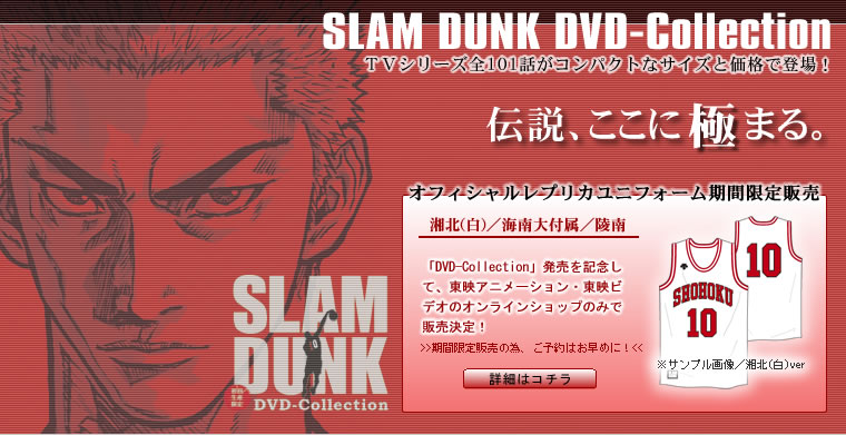 アニメ　slam dunk 全話　DVD