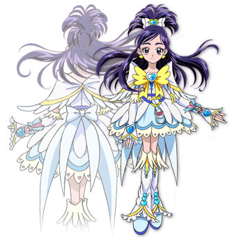 サイズは女性Mサイズ初代プリキュアのホワイト