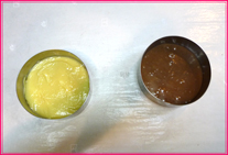 もう１ど、れいぞうこにいれて、ひとばんかためてね。