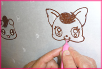 くちのぶぶんをいれよう☆