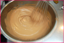 チョコクリームをあわだてよう！