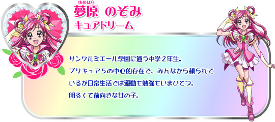 Yes プリキュア５ Yes プリキュア５gogo キャラクターしょうかい 映画 プリキュアオールスターズdx みんなともだちっ 奇跡の大集合