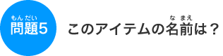 ���̃A�C�e���̖��O�́H