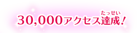 30,000アクセス達成！