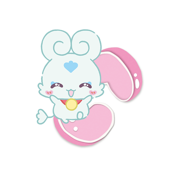 ぷちきゅあふらっぴのイラスト