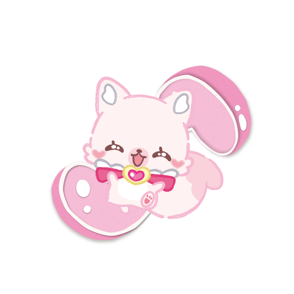 ぷちきゅあこめこめのイラスト