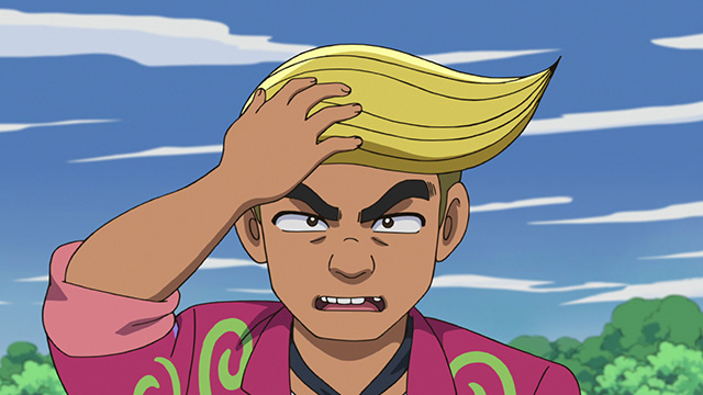 第6話 立津手トンペイ ヘアスタイル