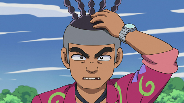 第6話 トンペイ ヘアスタイル5本三つ編み