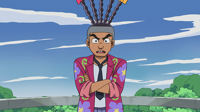 第6話 トンペイ ヘアスタイル5本三つ編み