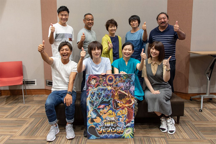 アフレコ時キャスト集合写真