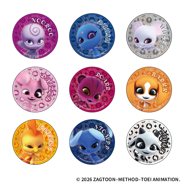 「トレーディングキラキラ缶バッジ vol.2」全9種