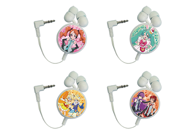 リールイヤホン全4種