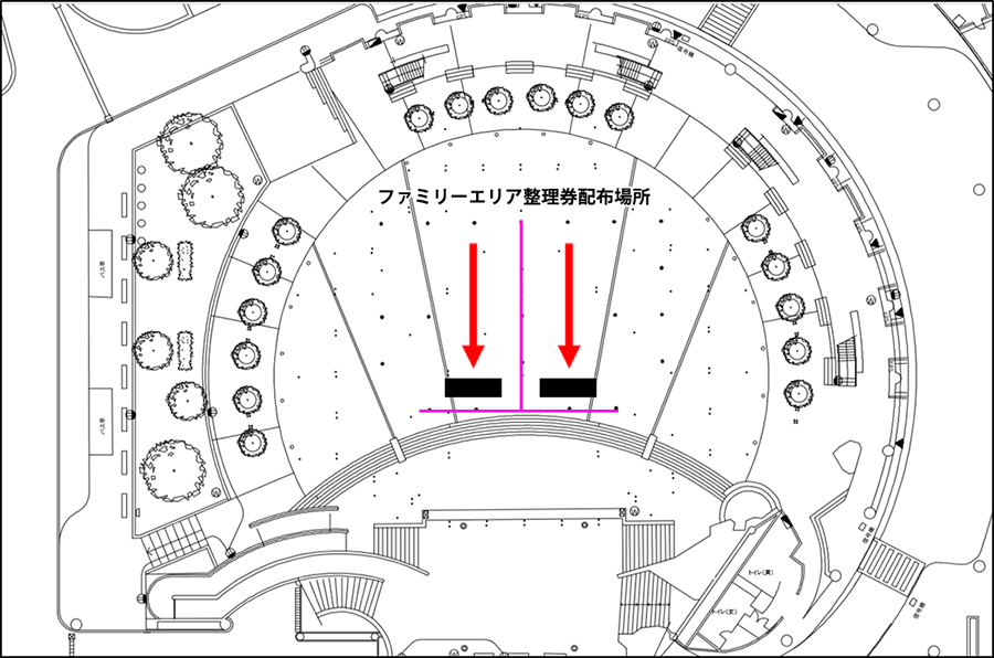 整理券配布場所