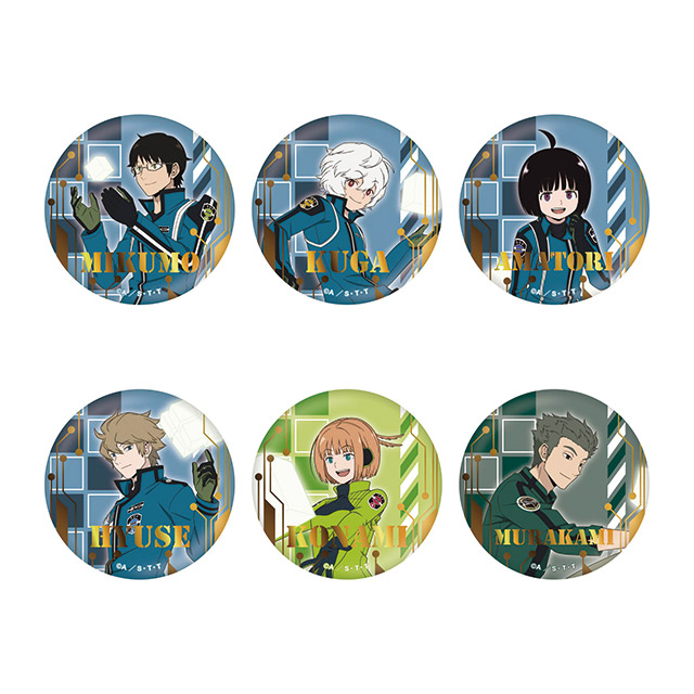 箔押し缶バッジA ランダム全6種