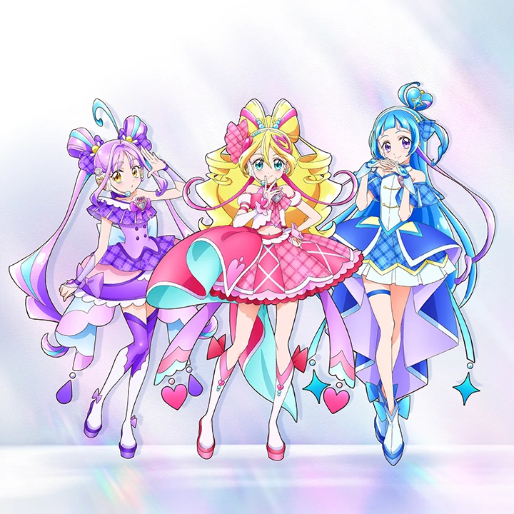 キミとアイドルプリキュア♪アクリルライト アイドル ウインク キュンキュン3点 キミとアイドルプリキュア♪ アクリルスタンドVol.3 キュアキュンキュン
