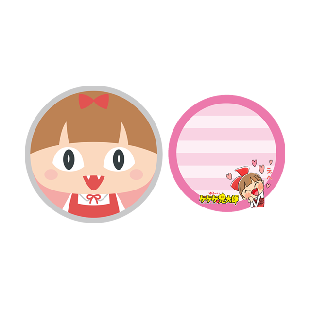 ゆる~いゲゲゲの鬼太郎:缶入りメモ ネコ娘