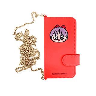 ゆる~いゲゲゲの鬼太郎 フェイスシリーズ iPhoneケース ねこ娘